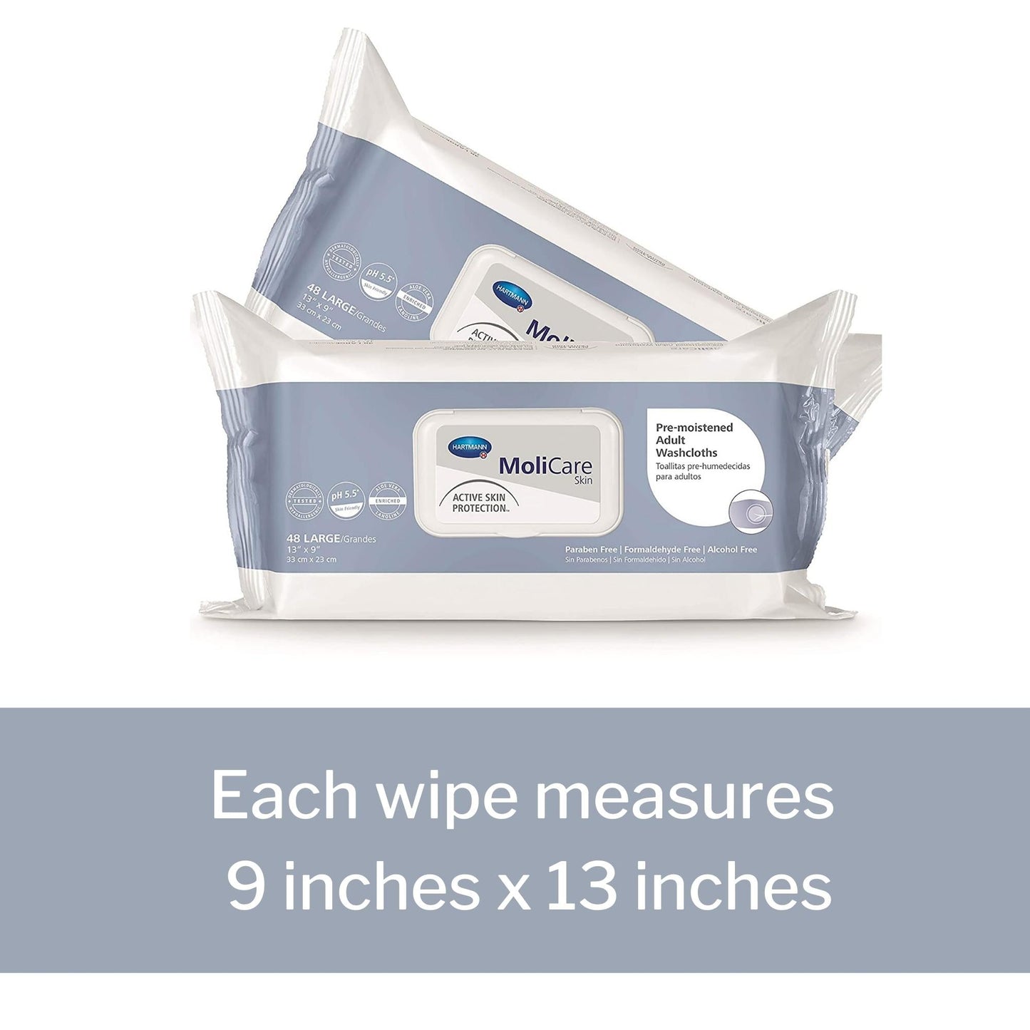 Personal Cleansing Wipe MoliCare Skin Soft Pack Scented 50 Count, Packaging Type- Case