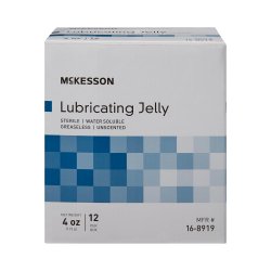 Lubricating Jelly McKesson 4 oz. Tube Sterile, Packaging Type- Each