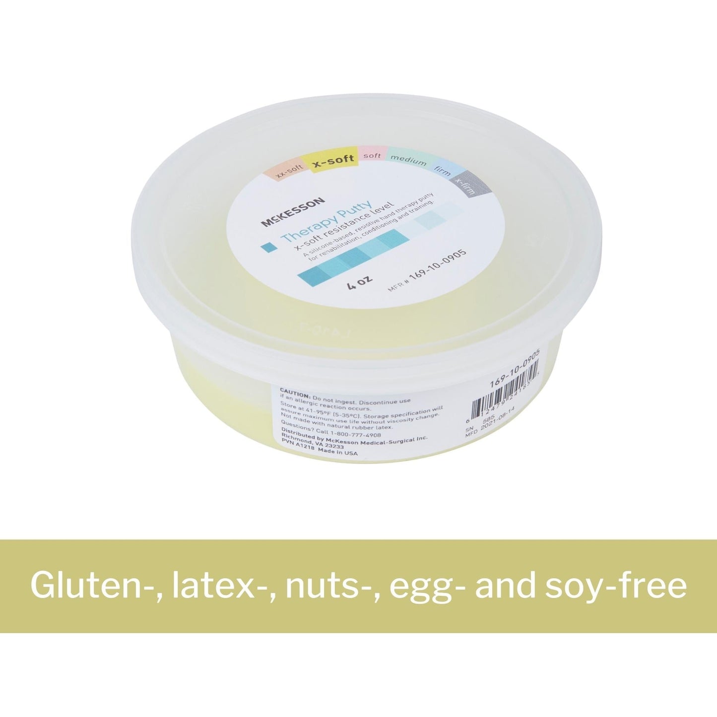 Therapy Putty McKesson X-Soft 4 oz., Packaging Type- Each