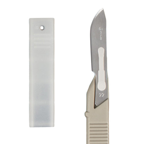 Scalpel #22 Disposable Generic Bx/10 w/Safety Guard