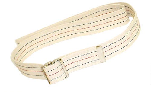 Gait Belt w/Metal Buckle 2x72 Striped