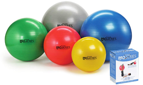 Pro-Series Exercise Ball Slow-Deflate Red 55 cm