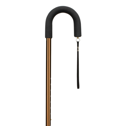 Round Handle Cane DMI Aluminum 30 to 39 Inch Height Bronze