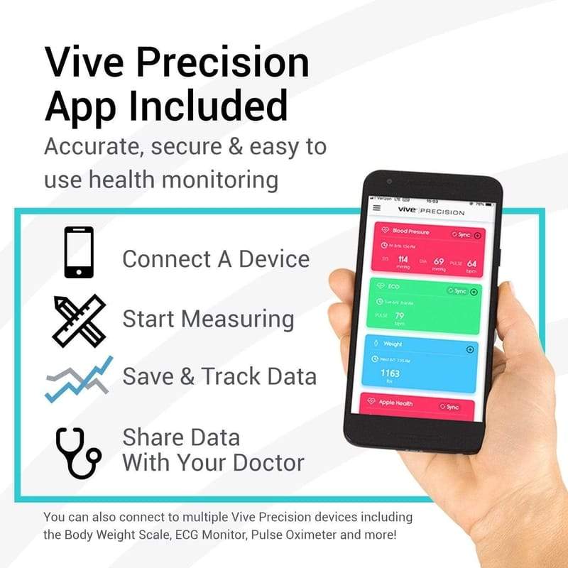 Digital Heart Rate Scale Compatible with Smart Devices - heart-rate-ito-scales