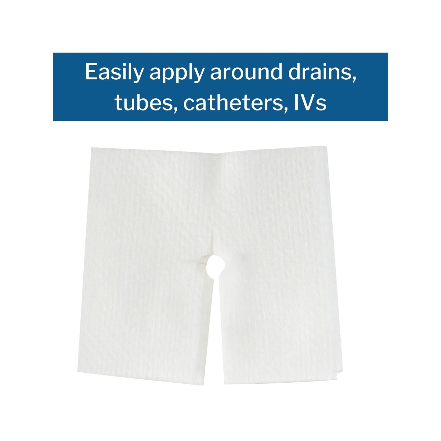 Drain Sponge McKesson 4 X 4 Inch 6-Ply Sterile 2 per Pack, Packaging Type- Box