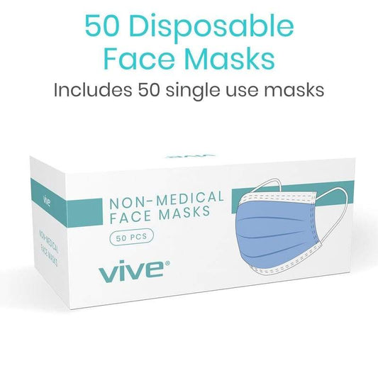 Standard Face Masks - 50 Pack - surgical-mask-50-pack
