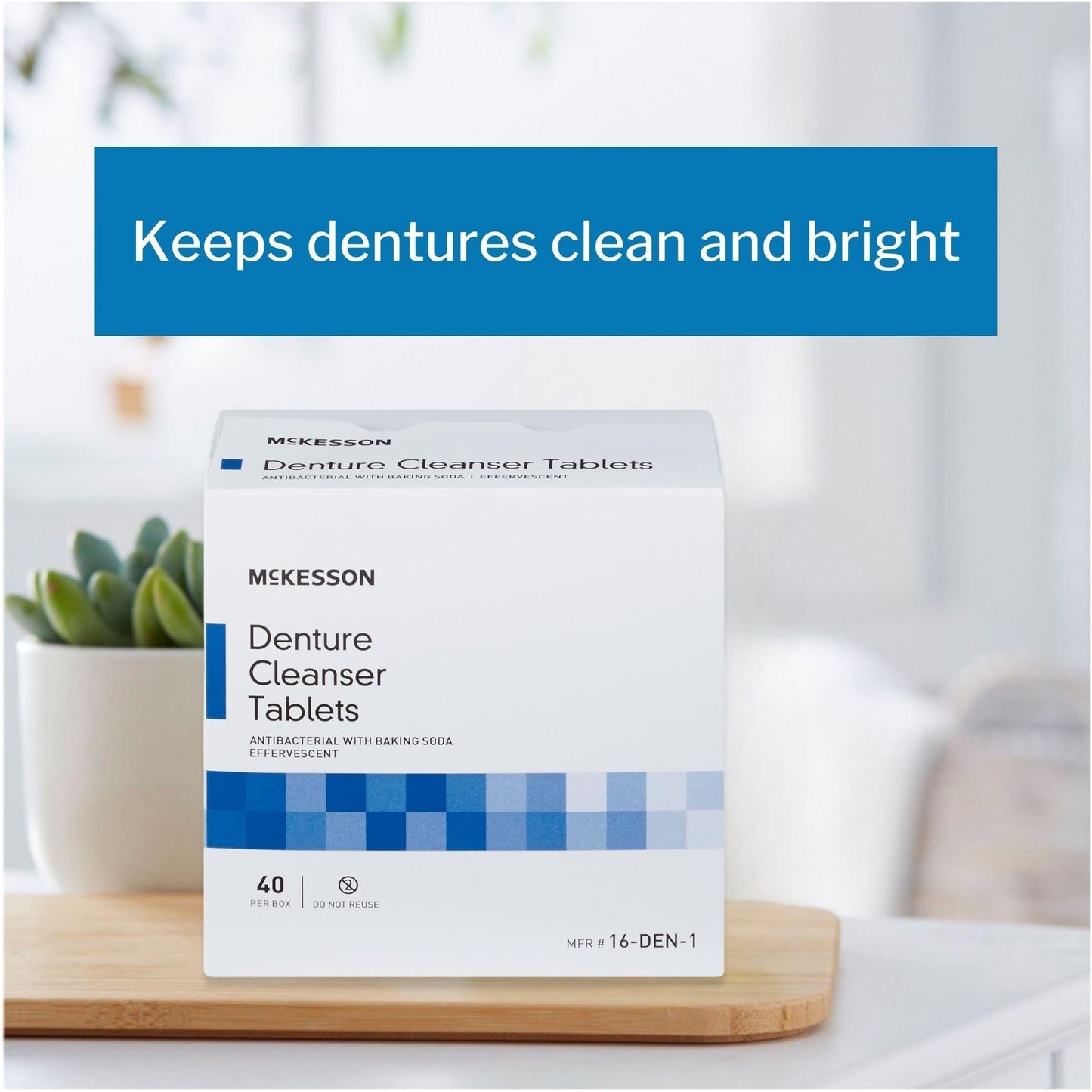 Denture Cleaner McKesson Unflavored, Packaging Type- Box