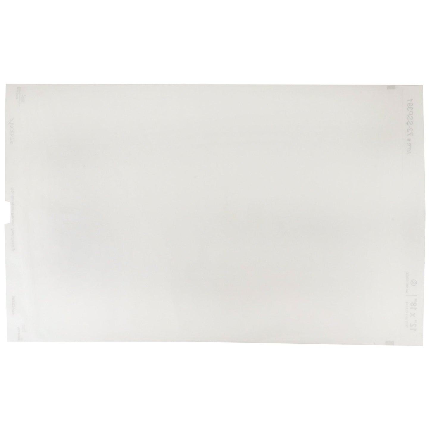 Sterilization Pouch McKesson Argent Sure-Check Ethylene Oxide (EO) Gas / Steam 12 X 18 Inch Transparent / Blue Self Seal Paper / Film, Packaging Type- Box