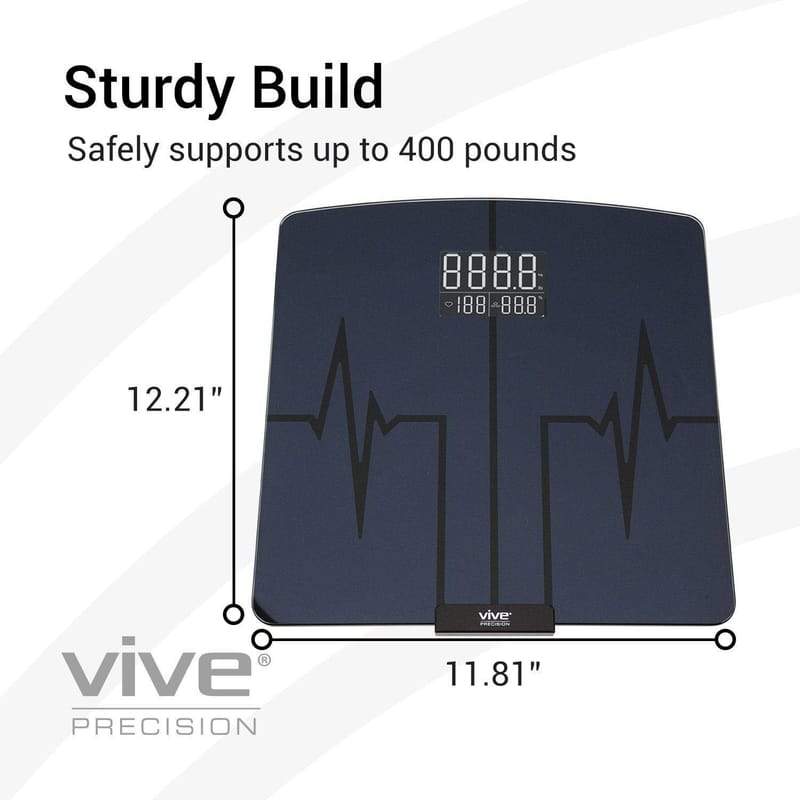 Digital Heart Rate Scale Compatible with Smart Devices - heart-rate-ito-scales