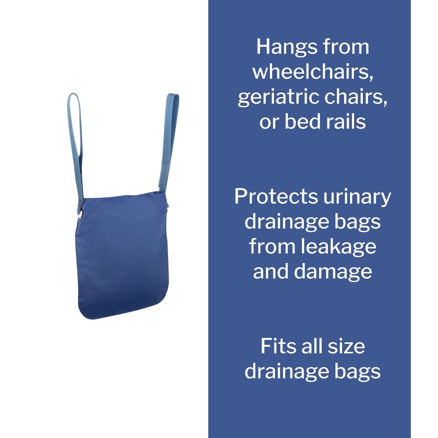 Urinary Drainage Bag Holder McKesson For Wheelchair, Geri-chair or Bed Rails, Packaging Type- Each