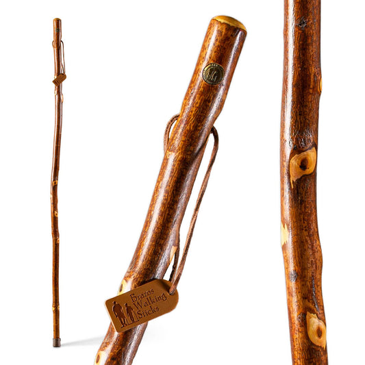 Walking Stick Brazos Free Form Wood 58 Inch Height Ironwood