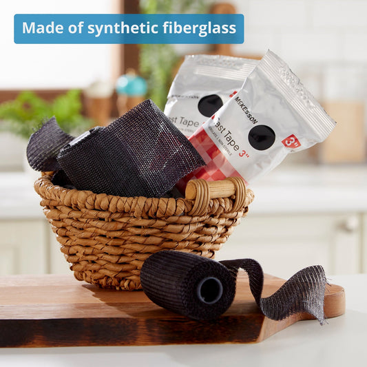 Cast Tape McKesson 3 Inch X 12 Foot Fiberglass Black, Packaging Type- Box