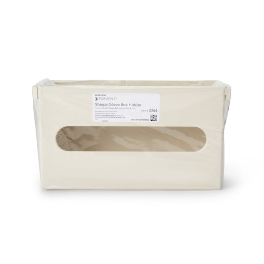 Glove Box Holder McKesson Prevent Vertical Mounted 1-Box Capacity Putty 3-7/8 X 6-1/2 X 11 Inch Plastic, Packaging Type- Each