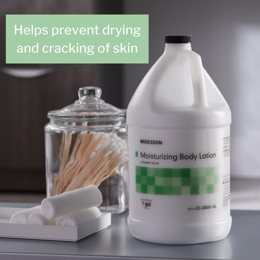 Hand and Body Moisturizer McKesson 1 gal. Jug Cucumber Melon Scent Lotion, Packaging Type- Each