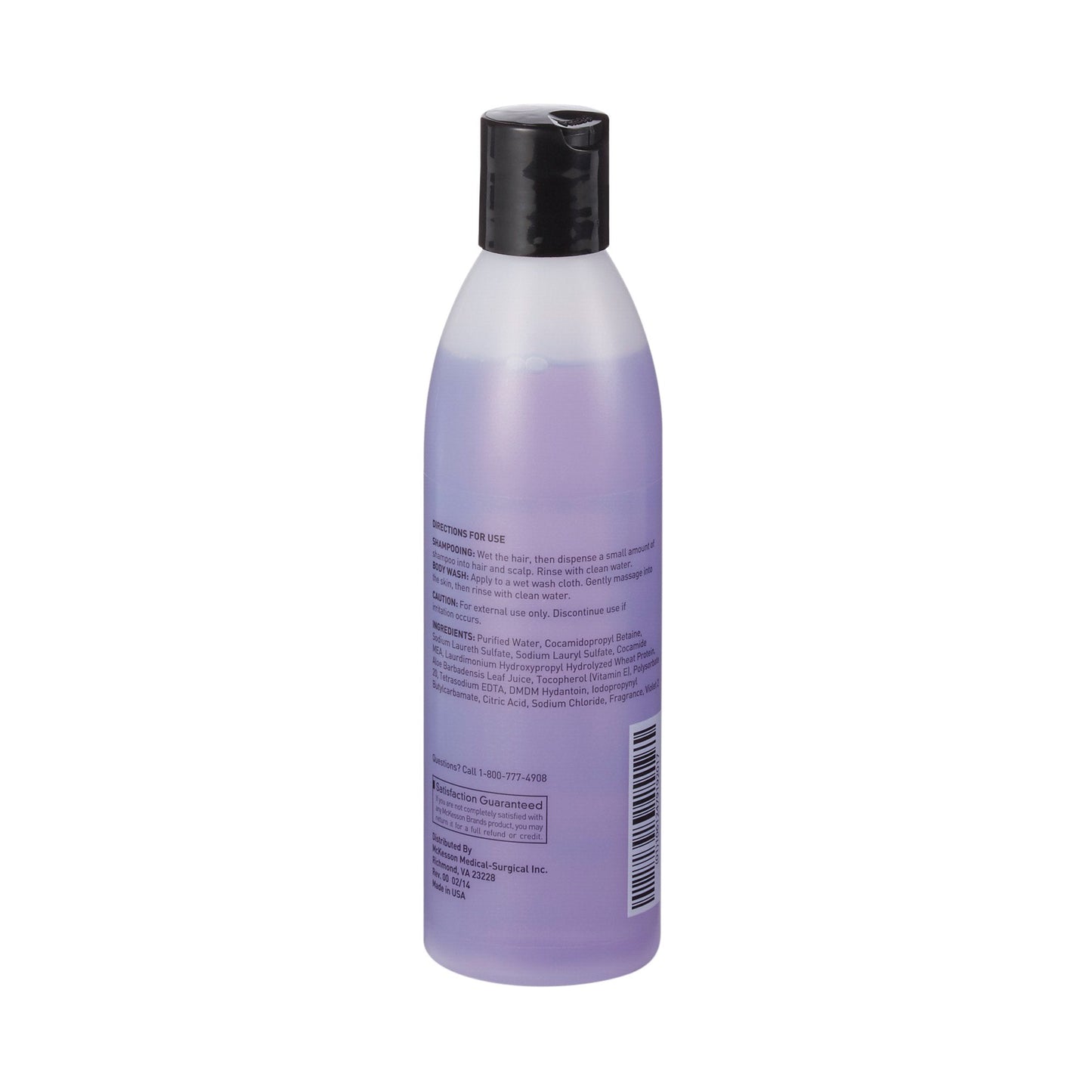 Tearless Shampoo and Body Wash McKesson 8 oz. Flip Top Bottle Lavender Scent, Packaging Type- Each