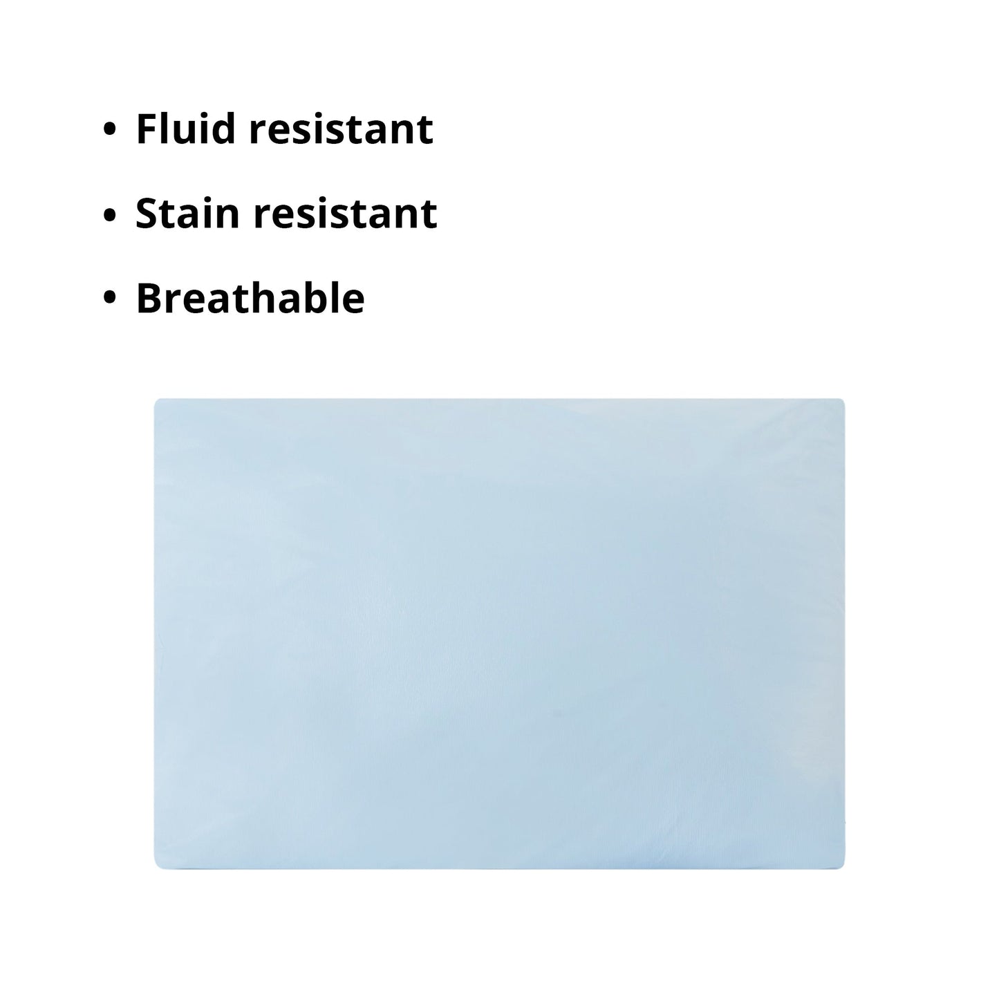 Bed Pillow McKesson 19 X 25 Inch Blue Reusable, Packaging Type- Each