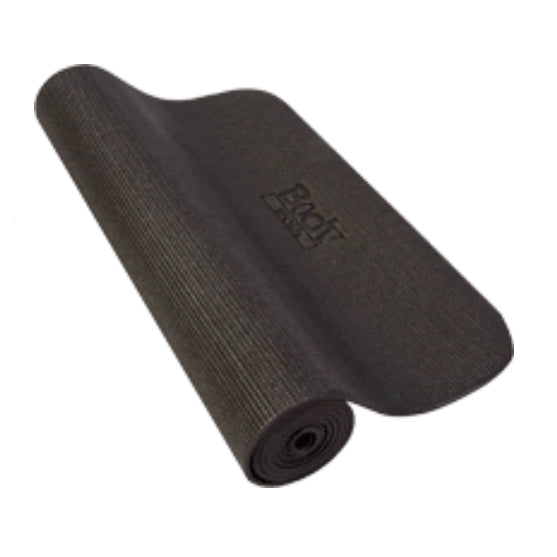Sport/Yoga Fitness Mat Black 1/4 X 24 X 72 PVC