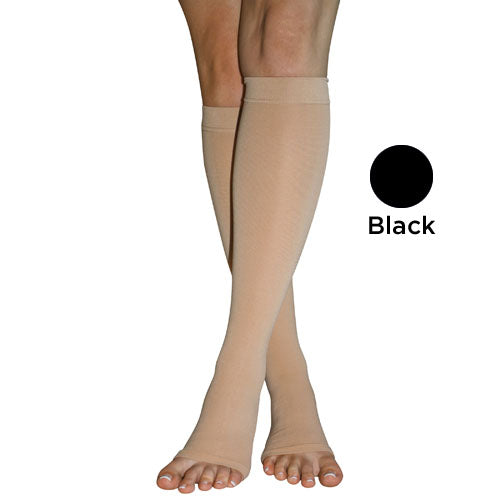 X-Frm Surg Weight Stkngs X-Lrg 20-30mmHg Below Knee O/T Blk