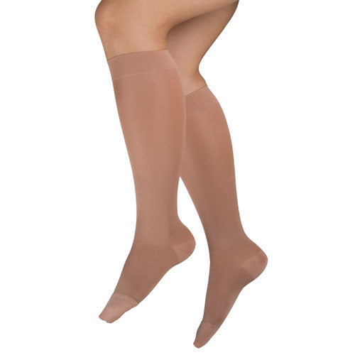 MicroFiber Moderate Sm 15-20mmHg Knee Highs Beige