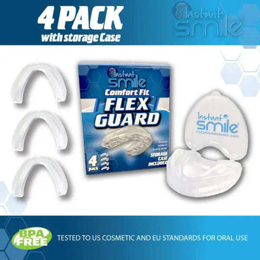 4 Pack – Comfort Fit Flex Mouth Guard - 4-pack-comfort-fit-flex-mouth-guard