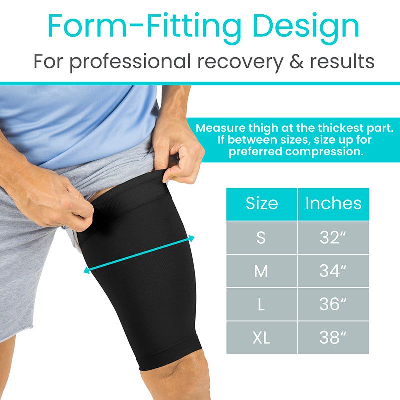 Thigh Compression Sleeve - Large - thigh-compression-sleeve