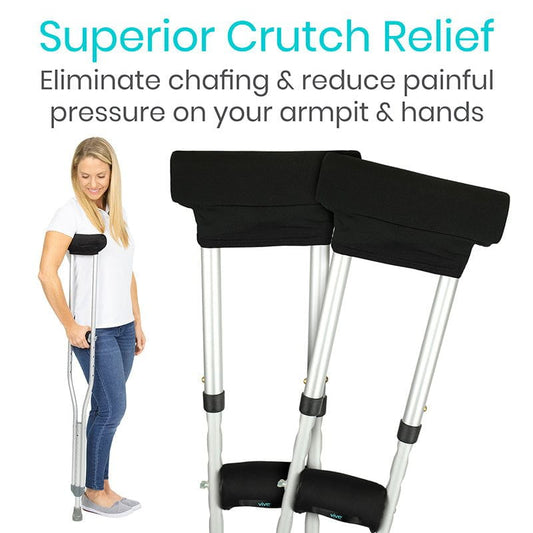 Crutch Pads - Blue - crutch-pads