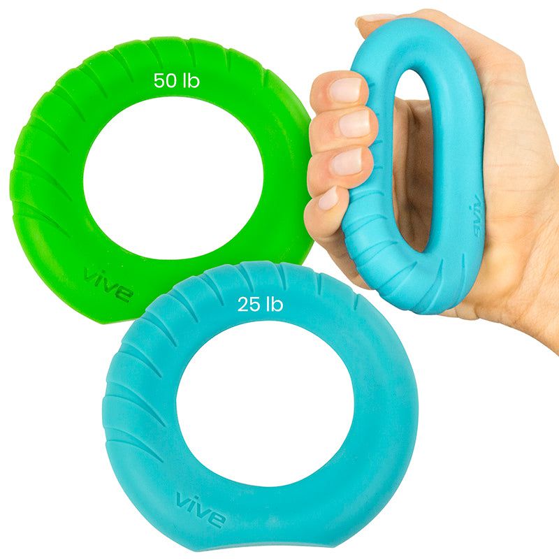 Ergonomic Ring Grips - Hand & Forearm Strength - Default Title - ergonomic-ring-grips