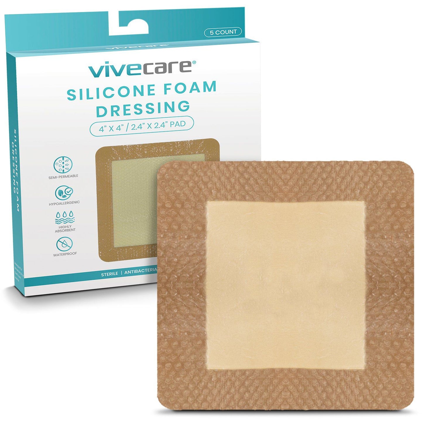 Silicone Foam Dressing - adhesive-bordered-foam-dressing-sterile