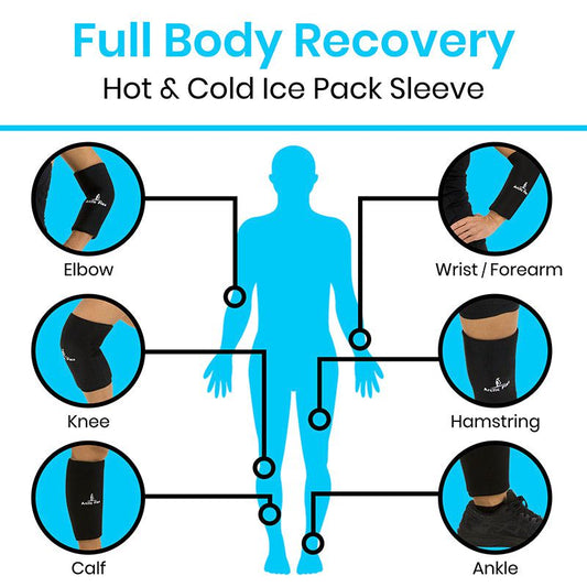 Hot and Cold Therapy Gel Sleeve - Medium - hot-and-cold-therapy-gel-sleeve