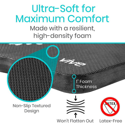 Yoga Knee Cushion - Blue - kneeling-pad