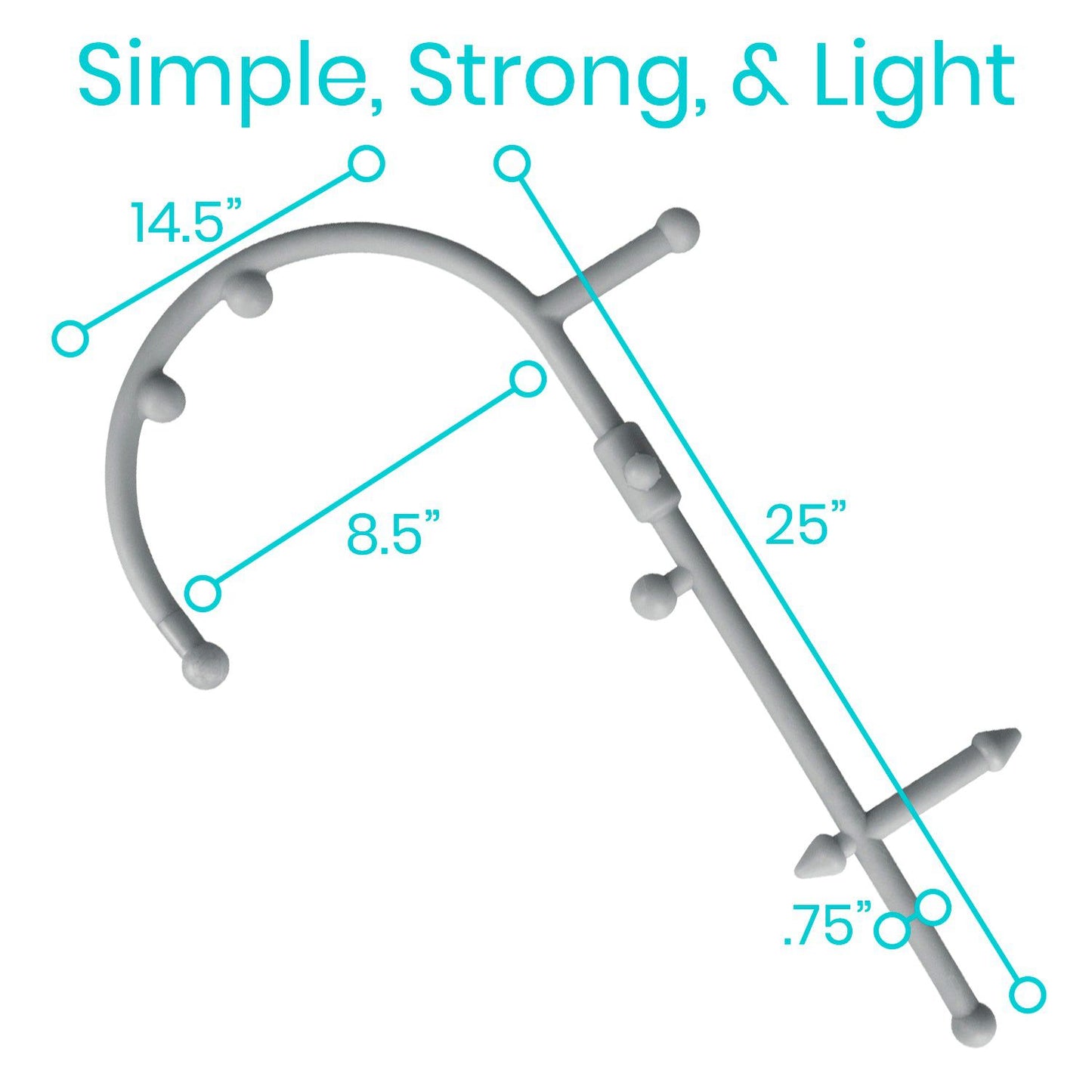 Massage Cane with Interchangeable Heads - massage-cane-with-interchangeable-heads