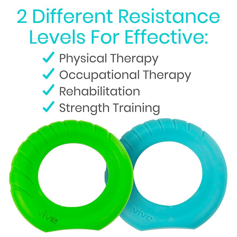 Ergonomic Ring Grips - Hand & Forearm Strength - ergonomic-ring-grips
