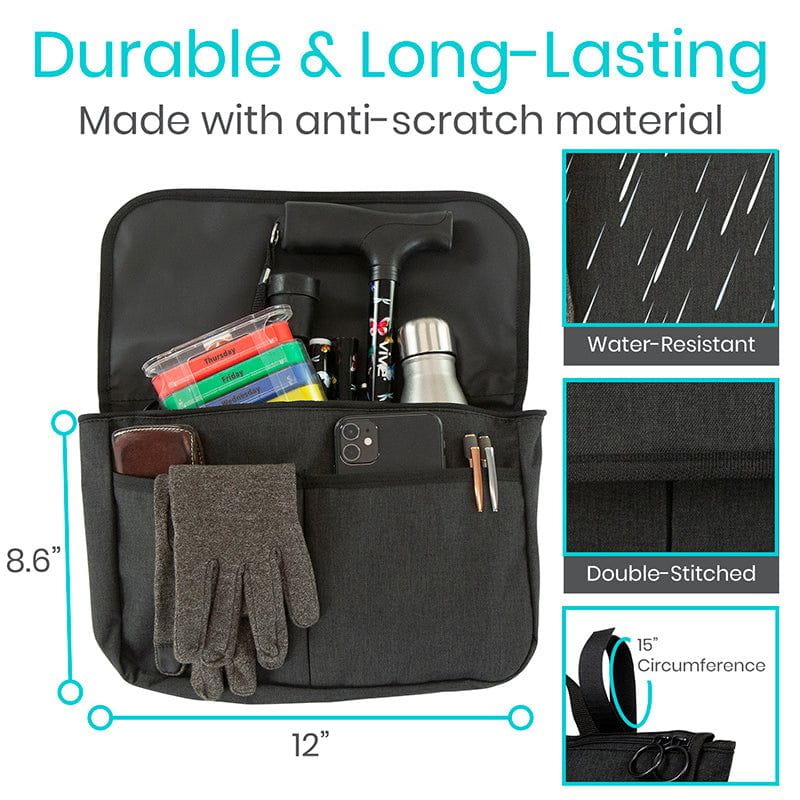 Mobility Side Bag - wheelchair-side-bag