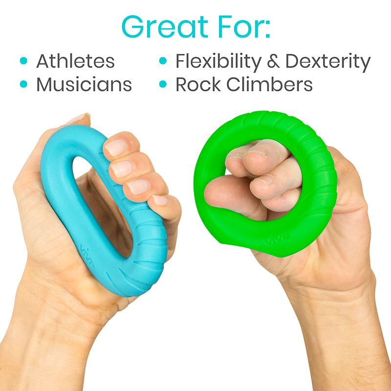 Ergonomic Ring Grips - Hand & Forearm Strength - ergonomic-ring-grips