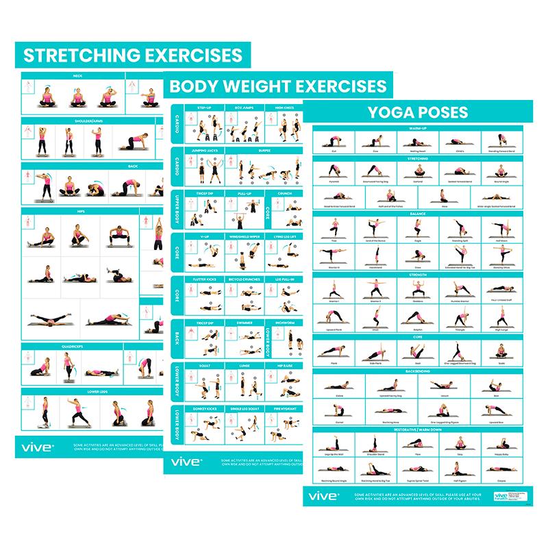 No Equipment Required Poster 3-Pack - Default Title - no-equipment-required-poster-3-pack