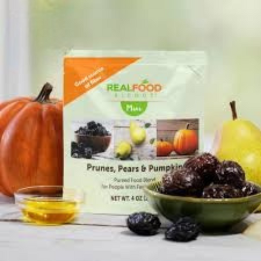 Tube Feeding Formula Real Food Blends Mini Prunes / Pears / Pumpkin Flavor Liquid 4 oz. Pouch