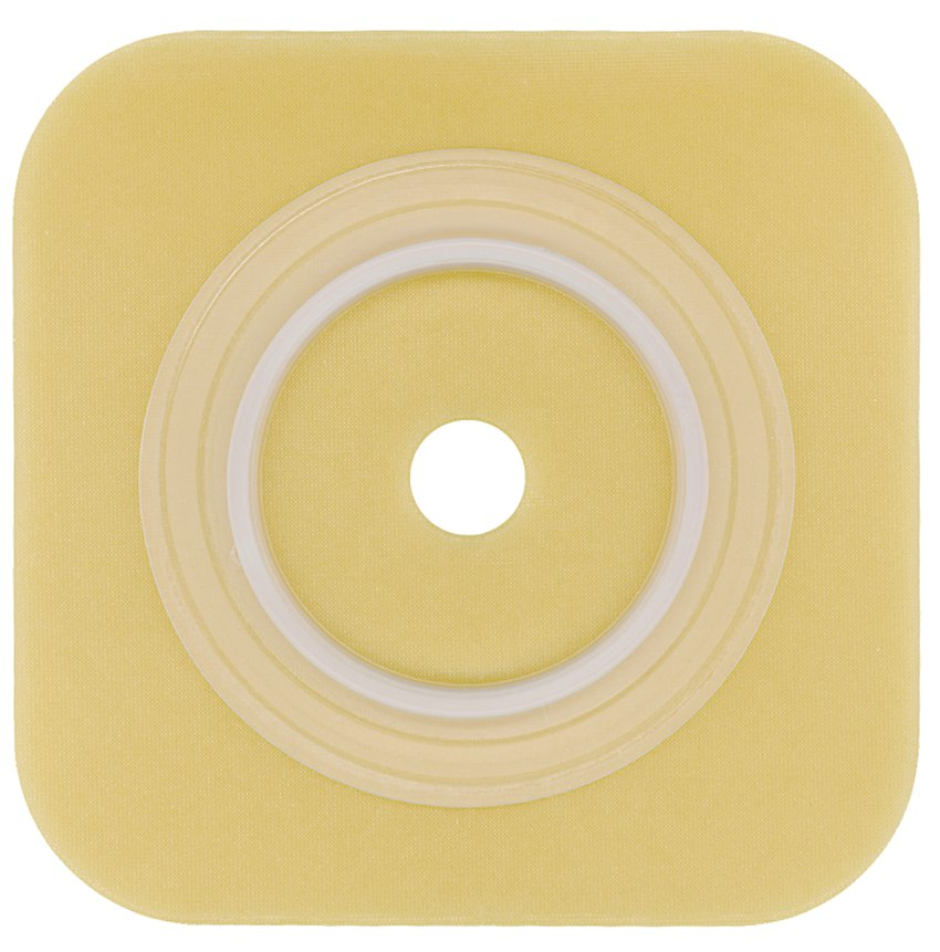 Ostomy Barrier Sur-Fit Natura Durahesive Trim to Fit, Extended Wear Without Tape 38 mm Flange Sur-Fit Natura System 4 X 4 Inch, Packaging Type- Each