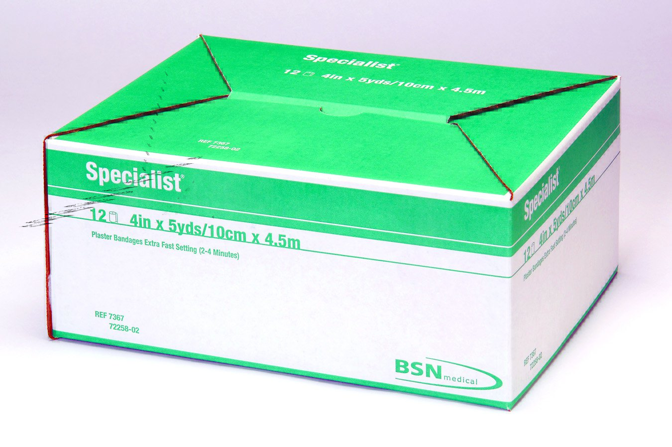 Plaster Bandage Specialist 5 Inch X 15 Foot Plaster of Paris White, Packaging Type- Each