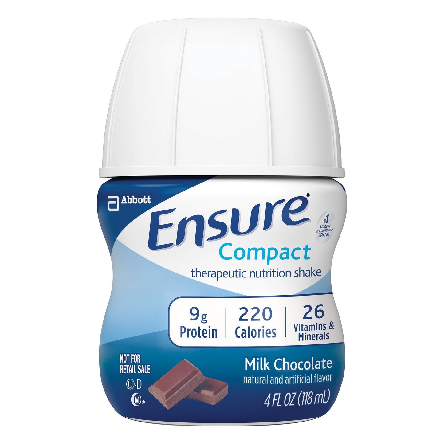 Oral Supplement Ensure Compact Therapeutic Nutrition Shake Milk Chocolate Flavor Liquid 4 oz. Bottle, Packaging Type- Each