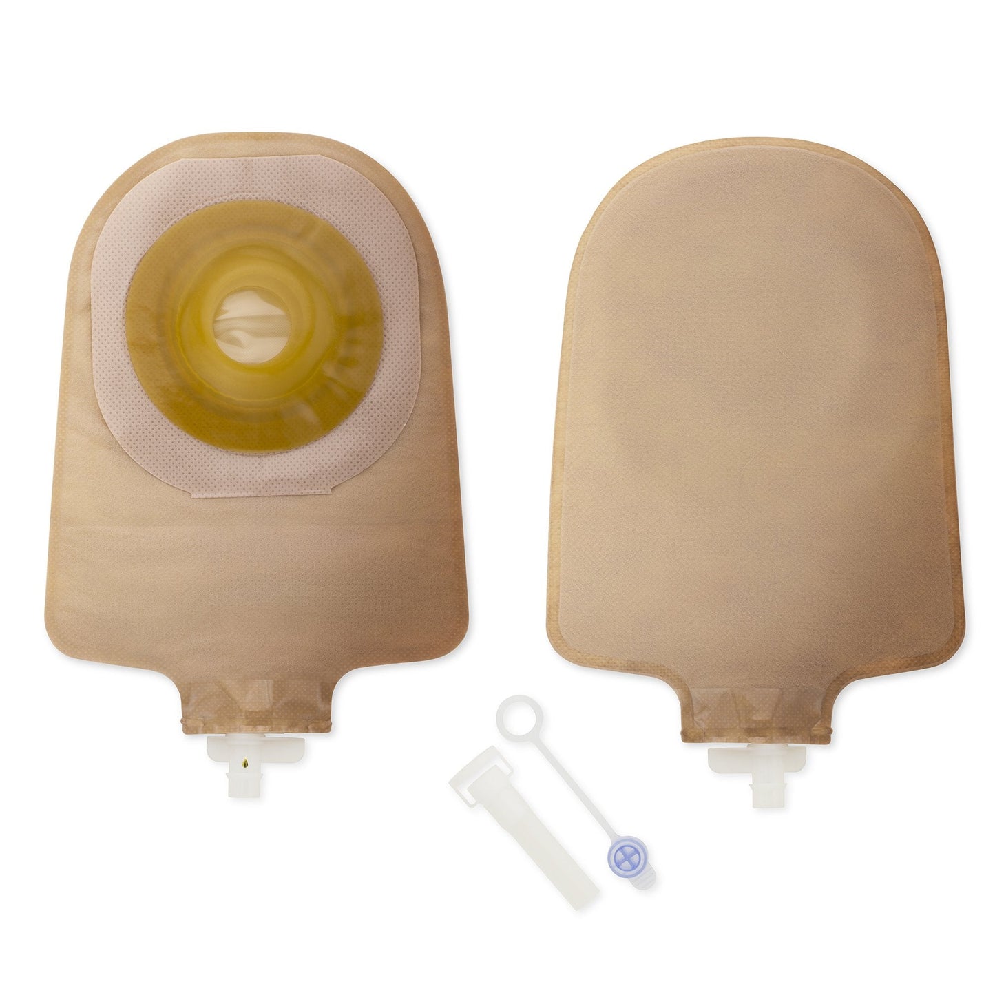 Urostomy Pouch Premier One-Piece System 9 Inch Length Convex, Pre-Cut 7/8 Inch Stoma Drainable, Packaging Type- Box
