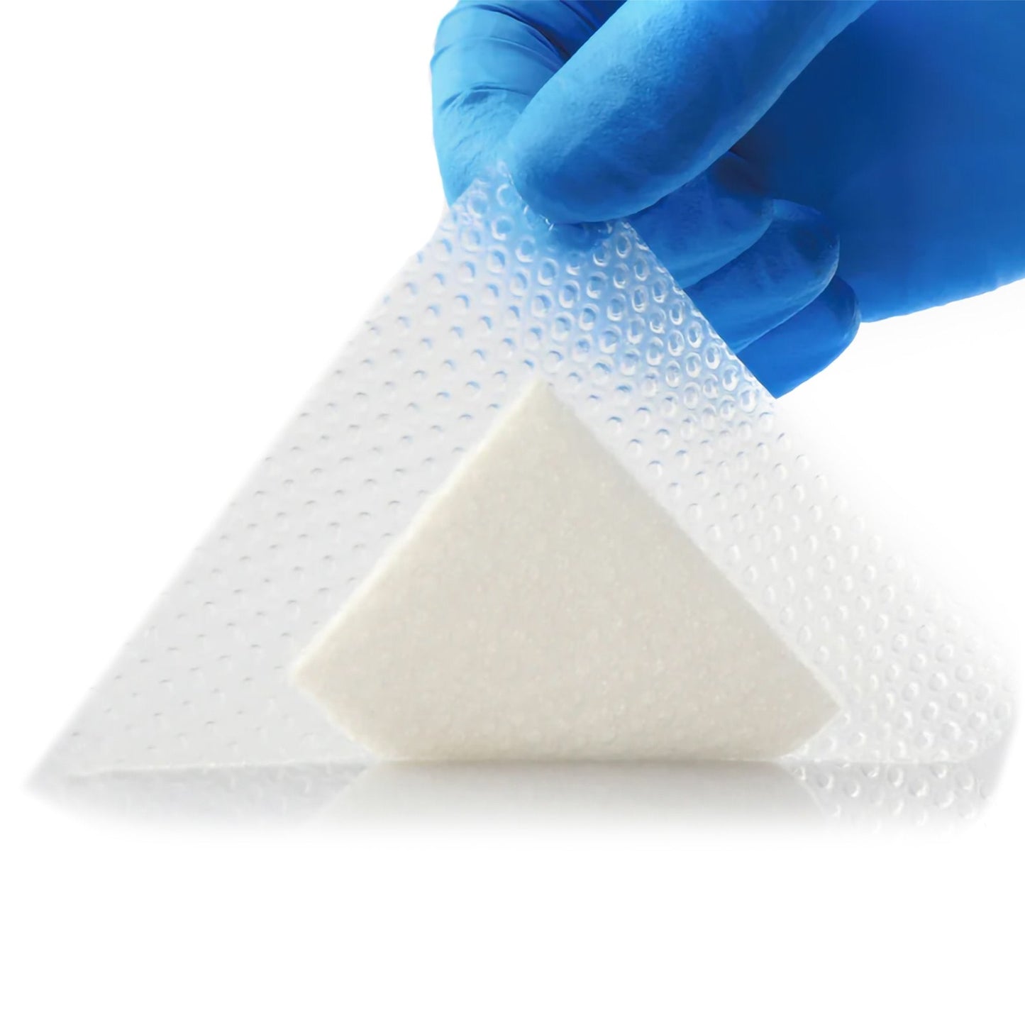 Super Absorbent Dressing ExcelSAP™ Silicone Adhesive 4 X 4 Inch Square, Packaging Type- Each