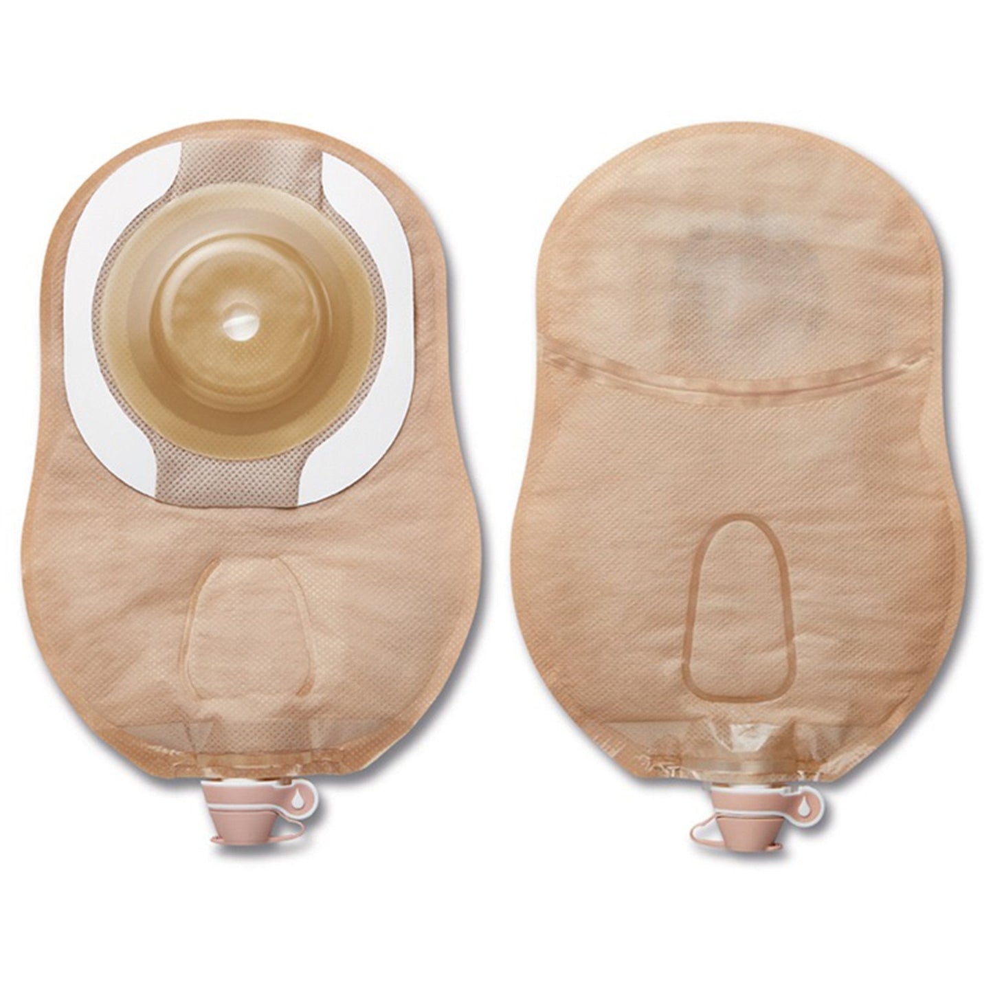 Urostomy Pouch CeraPlus One-Piece System 9 Inch Length Soft Convex, Pre-Cut 7/8 Inch Stoma Drainable, Packaging Type- Box