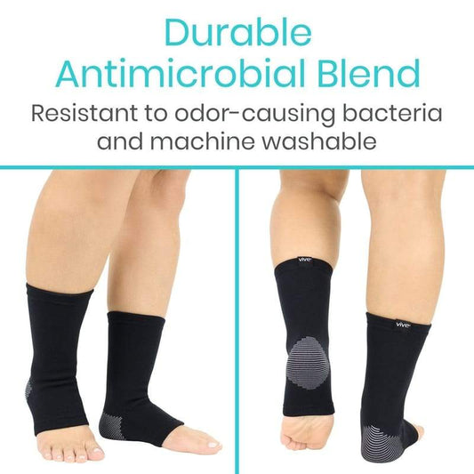 Bamboo Ankle Sleeves - L/XL - ankle-compression-sleeve-support