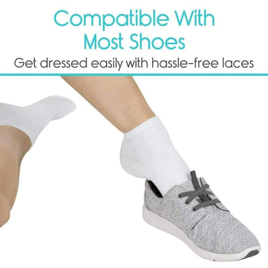 Elastic Shoe Laces - Black - no-tie-shoelaces