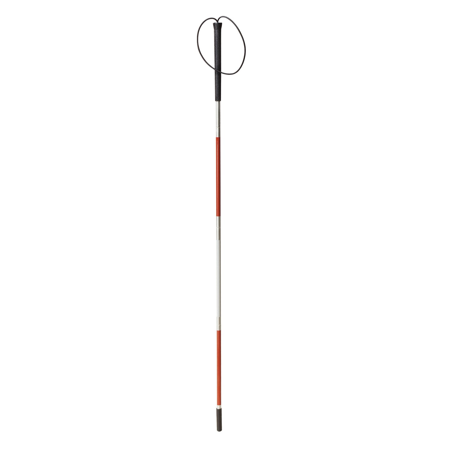 Folding Cane For The Blind drive™ Aluminum 45-3/4 Inch Height White / Red, Packaging Type- Each
