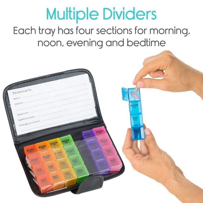 Travel Pill Organizer - pill-organizer-splitter