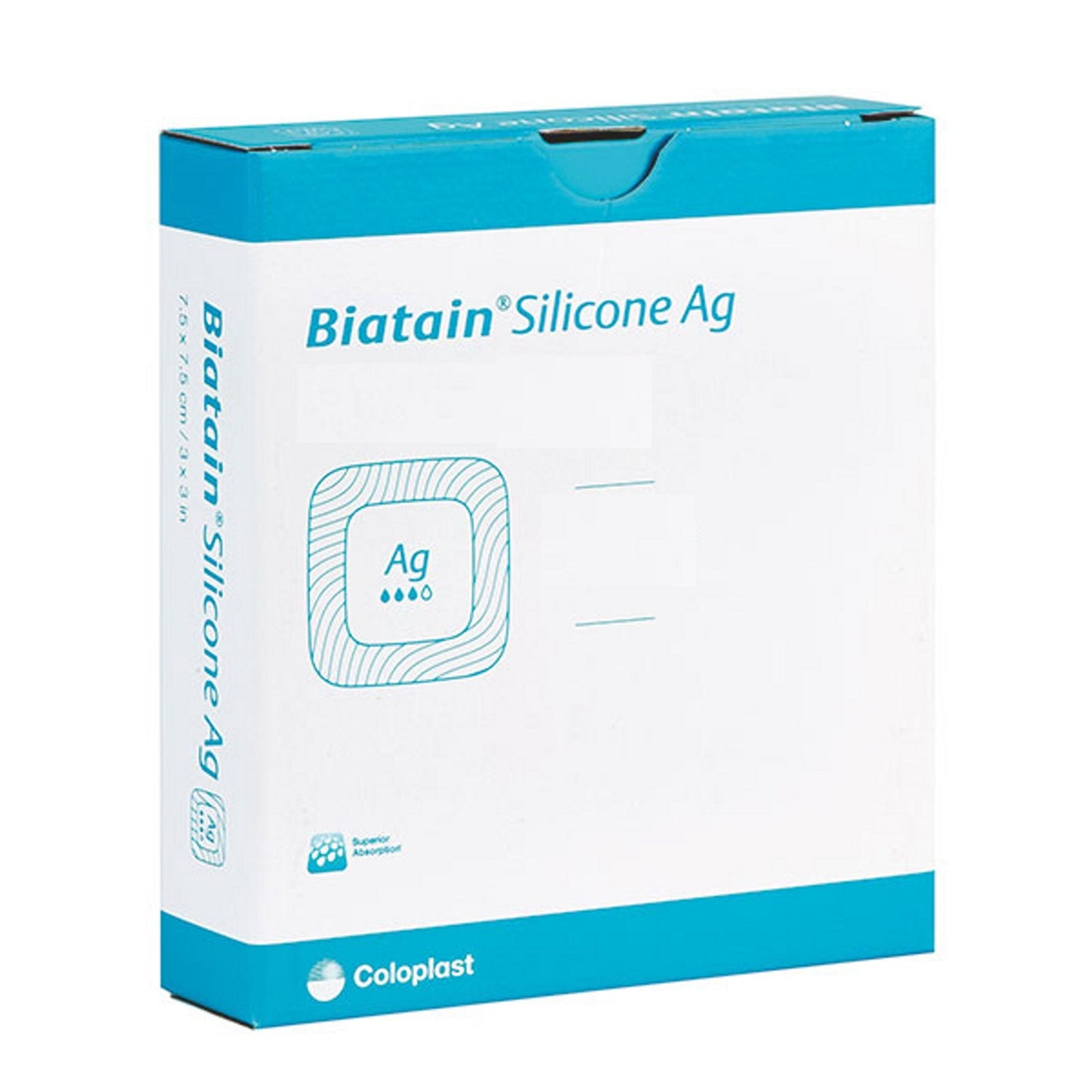 Silver Alginate Dressing Biatain Alginate Ag 6 X 6 Inch Square Sterile, Packaging Type- Each