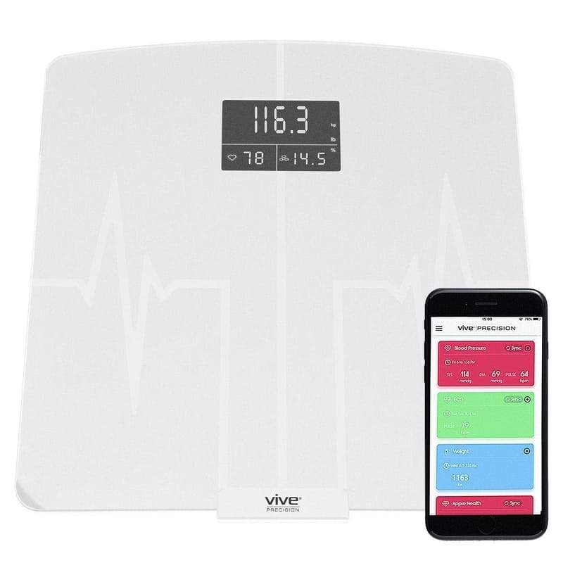 Digital Heart Rate Scale Compatible with Smart Devices - heart-rate-ito-scales