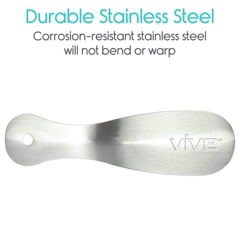 7.5" Metal Shoe Horn - shoe-horn-metal