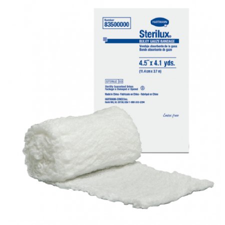 Fluff Bandage Roll Sterilux Bulky 4-1/2 Inch X 4-1/10 Yard 6-Ply Sterile 1 per Pouch, Packaging Type- Each